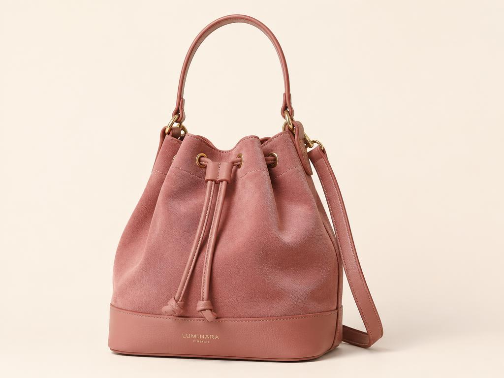 Amalfi Suede Bucket Bag